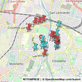 Mappa Via della Costituente, 43125 Parma PR, Italia (0.7405)