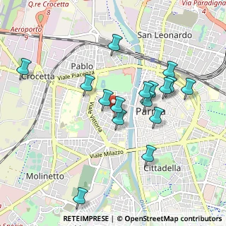 Mappa Via della Costituente, 43125 Parma PR, Italia (0.92188)