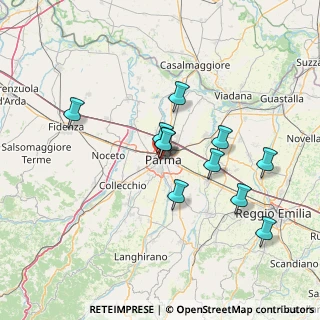 Mappa Via della Costituente, 43125 Parma PR, Italia (12.73818)