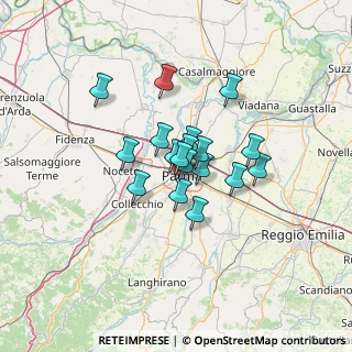 Mappa Via Alberto Riva, 43125 Parma PR, Italia (8.58833)