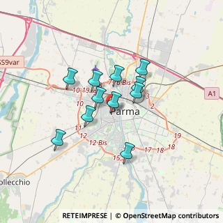 Mappa Viale Vittoria, 43125 Parma PR, Italia (2.59)