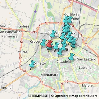 Mappa Viale Vittoria, 43125 Parma PR, Italia (1.483)
