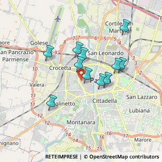 Mappa Via Alberto Riva, 43125 Parma PR, Italia (1.53909)