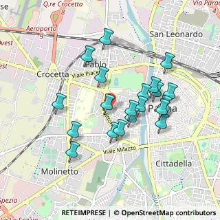 Mappa Viale Vittoria, 43125 Parma PR, Italia (0.839)