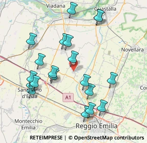 Mappa Via Galileo Galilei, 42024 Castelnovo di sotto RE, Italia (8.3535)