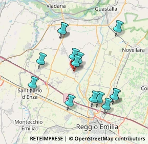 Mappa Via Galileo Galilei, 42024 Castelnovo di sotto RE, Italia (7.49357)