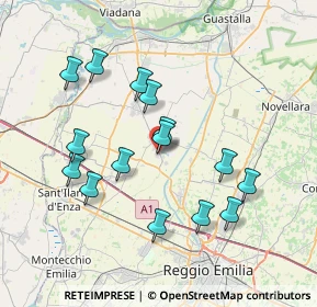 Mappa Via Galileo Galilei, 42024 Castelnovo di sotto RE, Italia (7.15533)