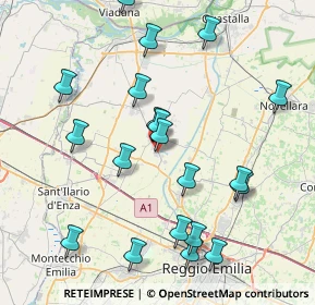 Mappa Via Galileo Galilei, 42024 Castelnovo di sotto RE, Italia (8.702)