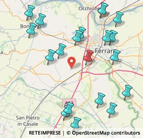 Mappa Via Russia, 44028 Coronella FE, Italia (10.0455)