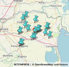 Mappa Via del Lavoro, 44020 Migliaro FE, Italia (10.302)