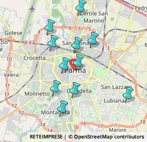 Mappa Strada dell'Università, 43100 Parma PR (1.74091)