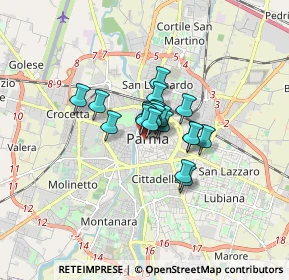 Mappa Strada dell'Università, 43100 Parma PR (0.846)