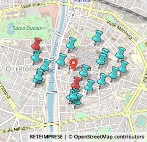 Mappa Strada dell'Università, 43100 Parma PR (0.4325)