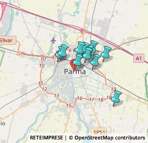 Mappa Strada dell'Università, 43100 Parma PR (2.11182)