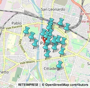 Mappa Strada dell'Università, 43100 Parma PR (0.5945)