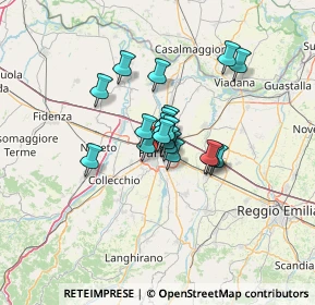 Mappa Strada dell'Università, 43100 Parma PR (8.08684)