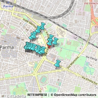 Mappa Via Liguria, 43121 Parma PR, Italia (0.3665)