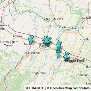 Mappa Via Liguria, 43121 Parma PR, Italia (9.32929)