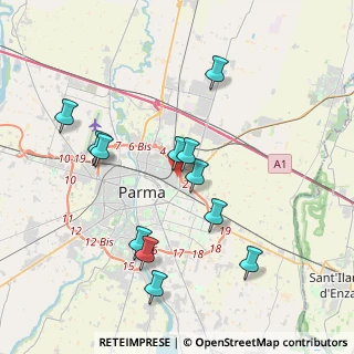 Mappa Strada Comunale Paullo, 43123 Parma PR, Italia (3.82083)