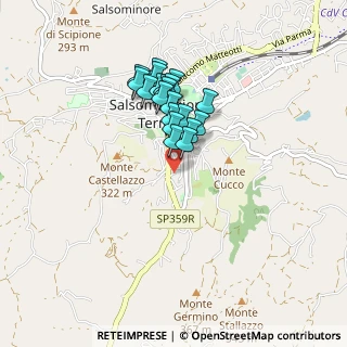 Mappa Via Monte Santo, 43039 Salsomaggiore Terme PR, Italia (0.6835)
