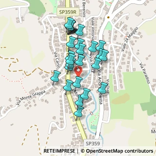 Mappa Via Monte Santo, 43039 Salsomaggiore Terme PR, Italia (0.2)