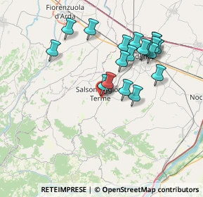 Mappa Via Monte Santo, 43039 Salsomaggiore Terme PR, Italia (7.29421)