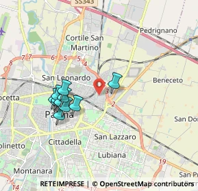 Mappa Via Ermete Zacconi, 43122 Parma PR, Italia (1.64091)