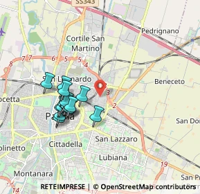 Mappa Via Ermete Zacconi, 43122 Parma PR, Italia (1.65188)