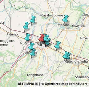 Mappa Via Ermete Zacconi, 43122 Parma PR, Italia (9.53813)