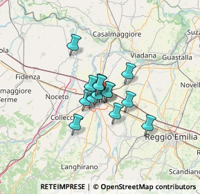 Mappa Via Ermete Zacconi, 43122 Parma PR, Italia (7.45786)