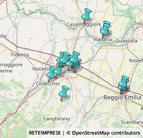 Mappa Via Ermete Zacconi, 43122 Parma PR, Italia (12.89)