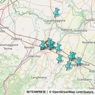 Mappa Via Ermete Zacconi, 43122 Parma PR, Italia (12.2475)