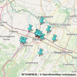 Mappa Via Ermete Zacconi, 43122 Parma PR, Italia (8.755)
