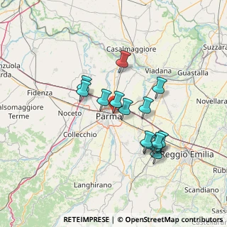 Mappa Via Ermete Zacconi, 43122 Parma PR, Italia (12.10143)