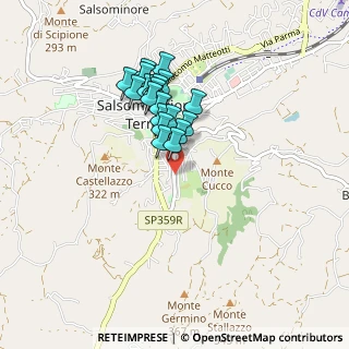 Mappa Via Andrea Costa, 43039 Salsomaggiore Terme PR, Italia (0.7185)