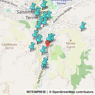 Mappa Via Andrea Costa, 43039 Salsomaggiore Terme PR, Italia (0.5145)