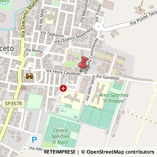 Mappa Via Felice Cavallotti, 71, 43015 Noceto, Parma (Emilia Romagna)