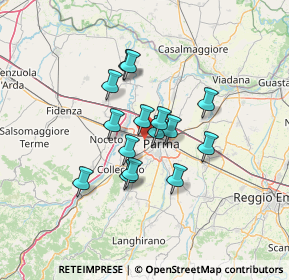 Mappa Via Battaglia di S. Pietro, 43126 Parma PR, Italia (9.84467)