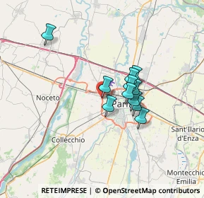 Mappa Via Battaglia di S. Pietro, 43126 Parma PR, Italia (4.85545)