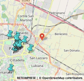 Mappa Largo Ambretta Cacciari, 43123 Parma PR, Italia (2.61588)