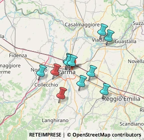 Mappa Largo Ambretta Cacciari, 43123 Parma PR, Italia (10.86364)