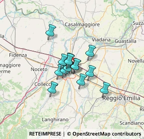 Mappa Largo Ambra Cacciari, 43122 Parma PR, Italia (7.64143)