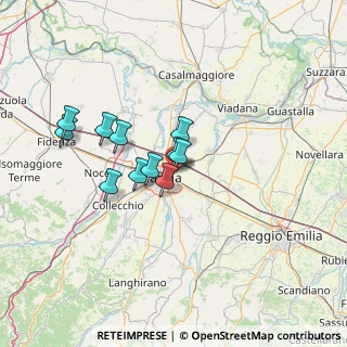 Mappa Largo Ambretta Cacciari, 43123 Parma PR, Italia (10.43545)