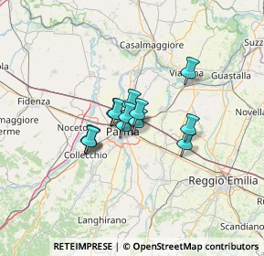 Mappa Via Romeo Azzoni, 43122 Parma PR, Italia (7.83077)