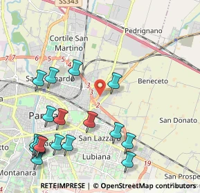 Mappa Via Romeo Azzoni, 43122 Parma PR, Italia (2.57)