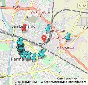 Mappa Via Francesco Lasagna, 43122 Parma PR, Italia (1.089)