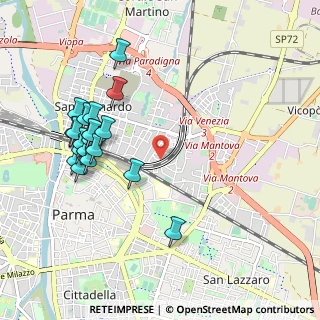 Mappa Via Francesco Lasagna, 43122 Parma PR, Italia (1.078)
