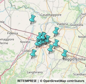 Mappa Via Francesco Lasagna, 43122 Parma PR, Italia (7.40357)