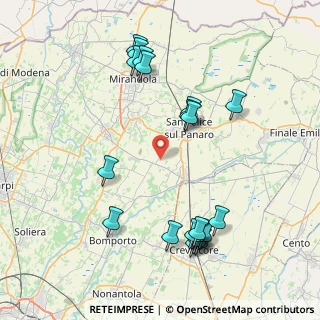 Mappa Via Bocchetta, 41031 Camposanto MO, Italia (9.088)
