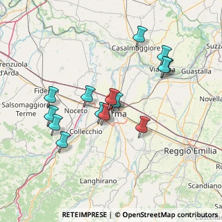 Mappa Viale Piacenza, 43100 Parma PR, Italia (13.89214)